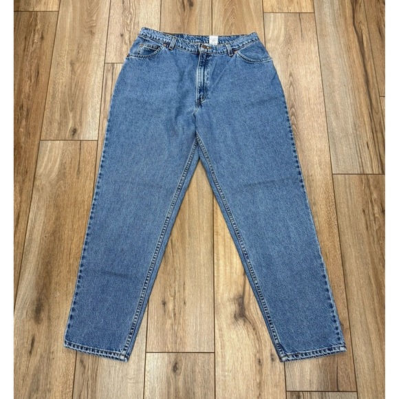 Vintage Levi's 550 Relaxed Fit Taper Jeans Sz 16 Reg M Women's USA White Tab 90s - Picture 5 of 8